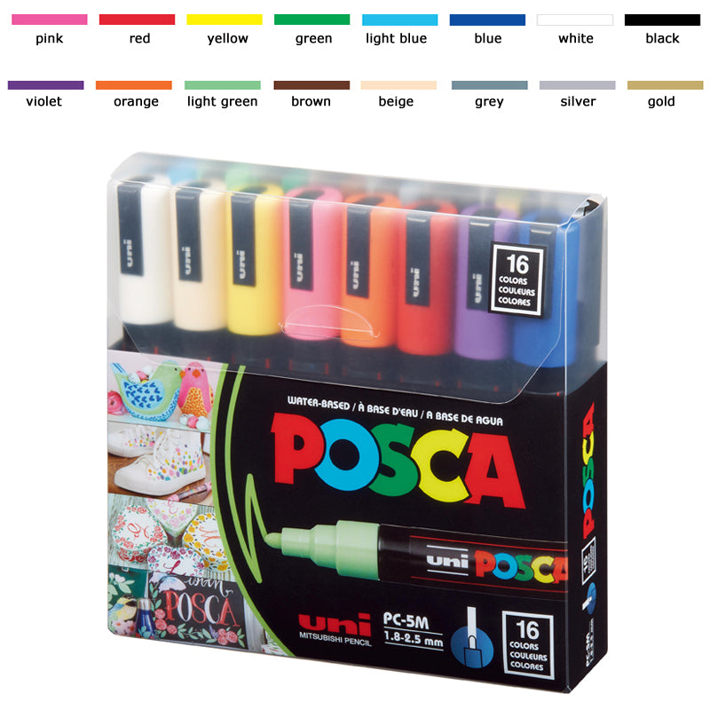 Uni Mitsubishi Pencil Posca Marker Set